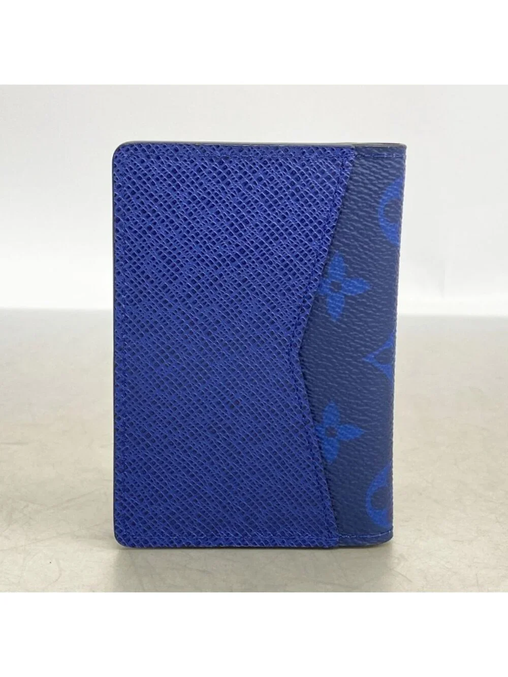 Louis Vuitton Card Case Taigarama Pocket Organizer Cobalt
